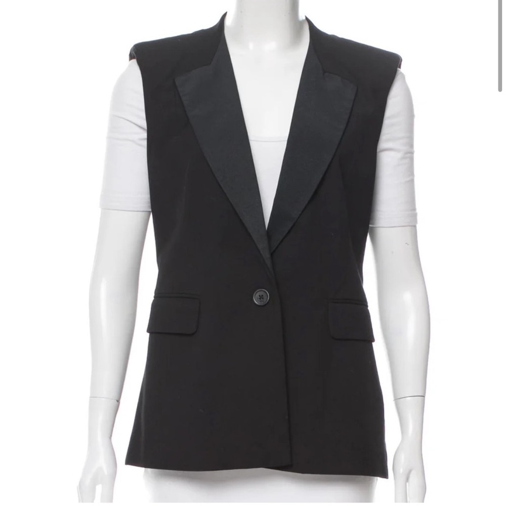 Karl Lagerfeld Structured Longline Vest - Picture 9 of 11